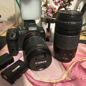 📸 Canon EOS R7 Mirrorless Camera Bundle | 2 Lenses + 2 Batteries